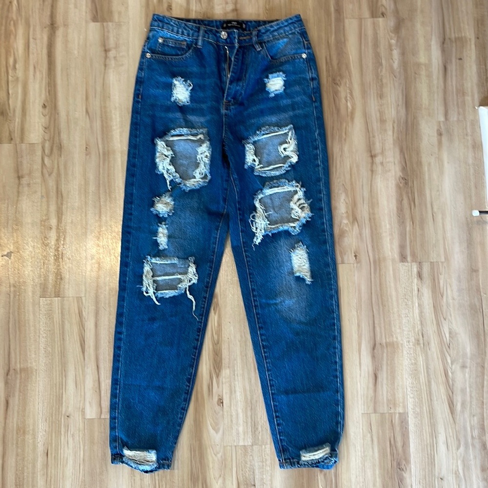 Missguided High Rise Mom Jean